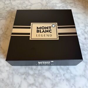 Montblanc Legend 3 Piece Fragrance Gift Set Brand New Old Money Cologne
